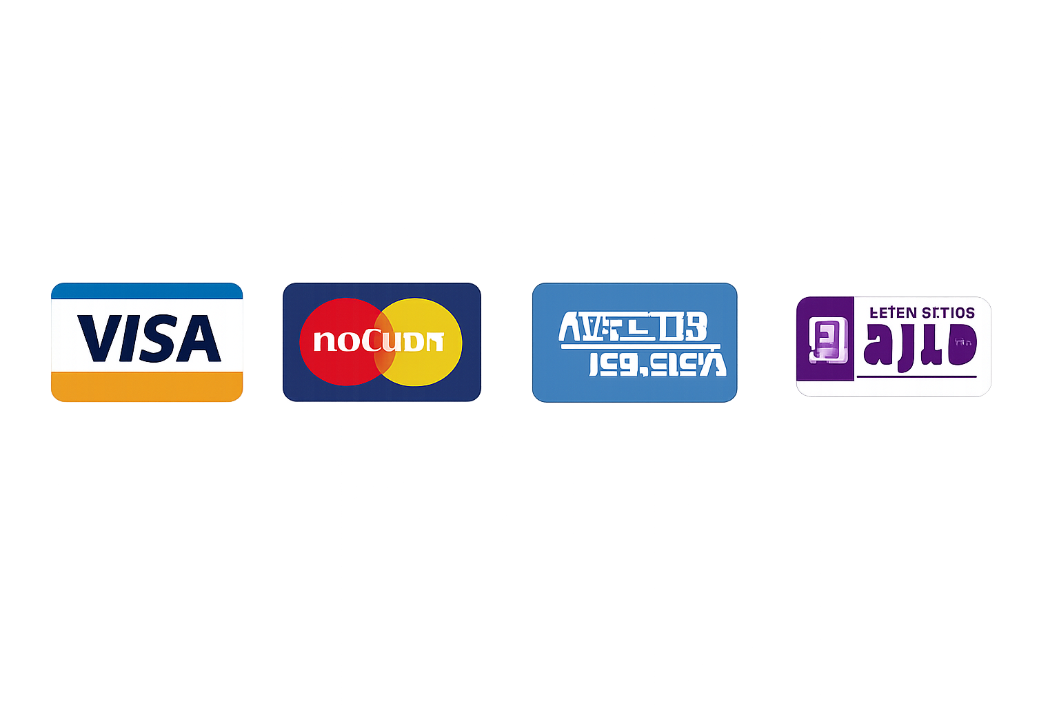 Payment Methods - Visa, MasterCard, American Express, Meeza